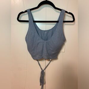 Blue Crop with String